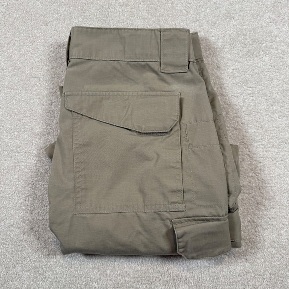 TRU-SPEC Mens 34x30 Tactical Tan Khaki Utility Cargo Pants - Picture 1 of 10